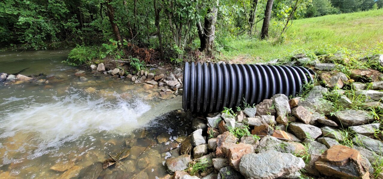 Multiple Pipe Outfall Stormwater Outfall Maintenance NC | Inspection & Erosion Repair