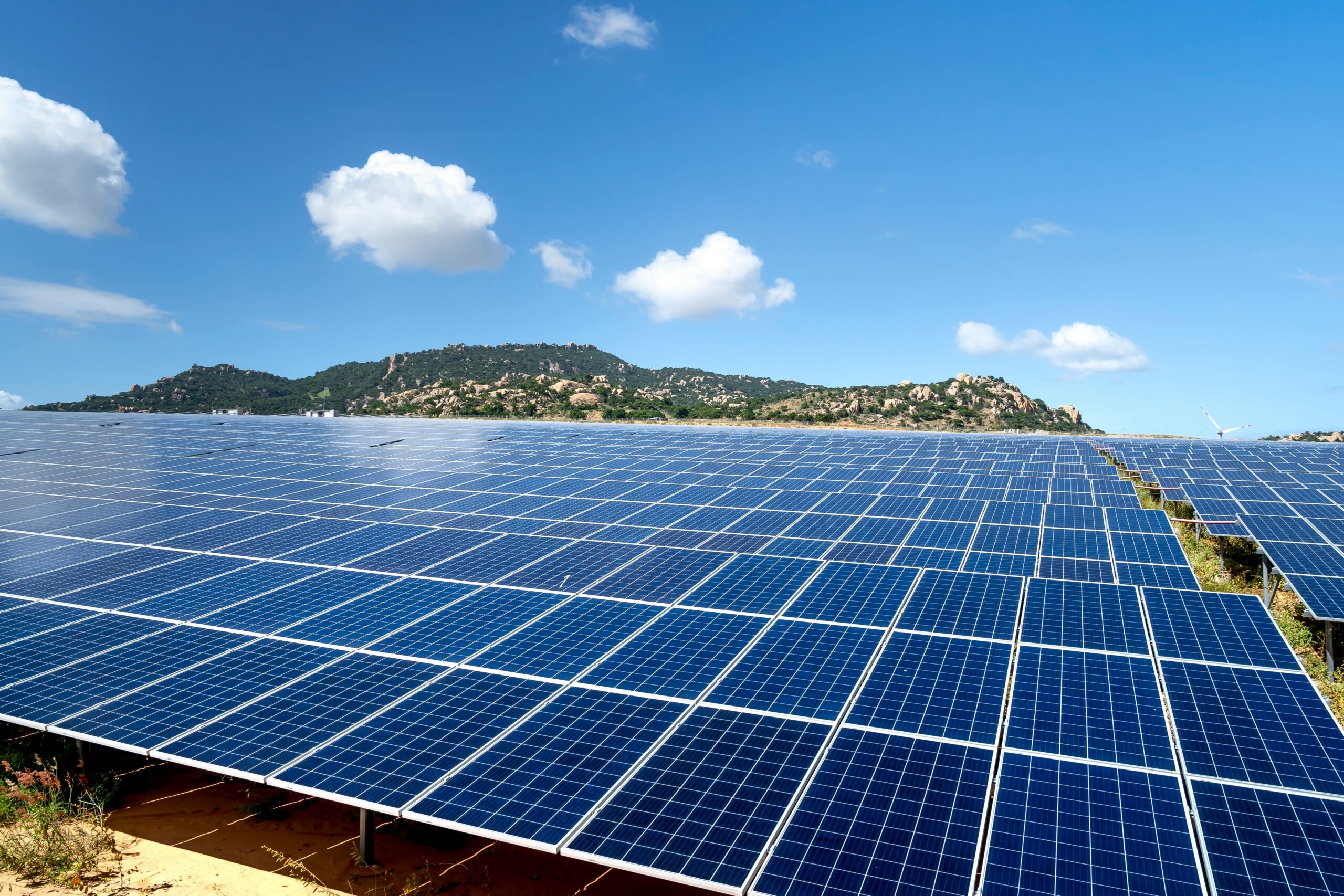 Stormwater management and erosion control at a solar farm in North Carolina