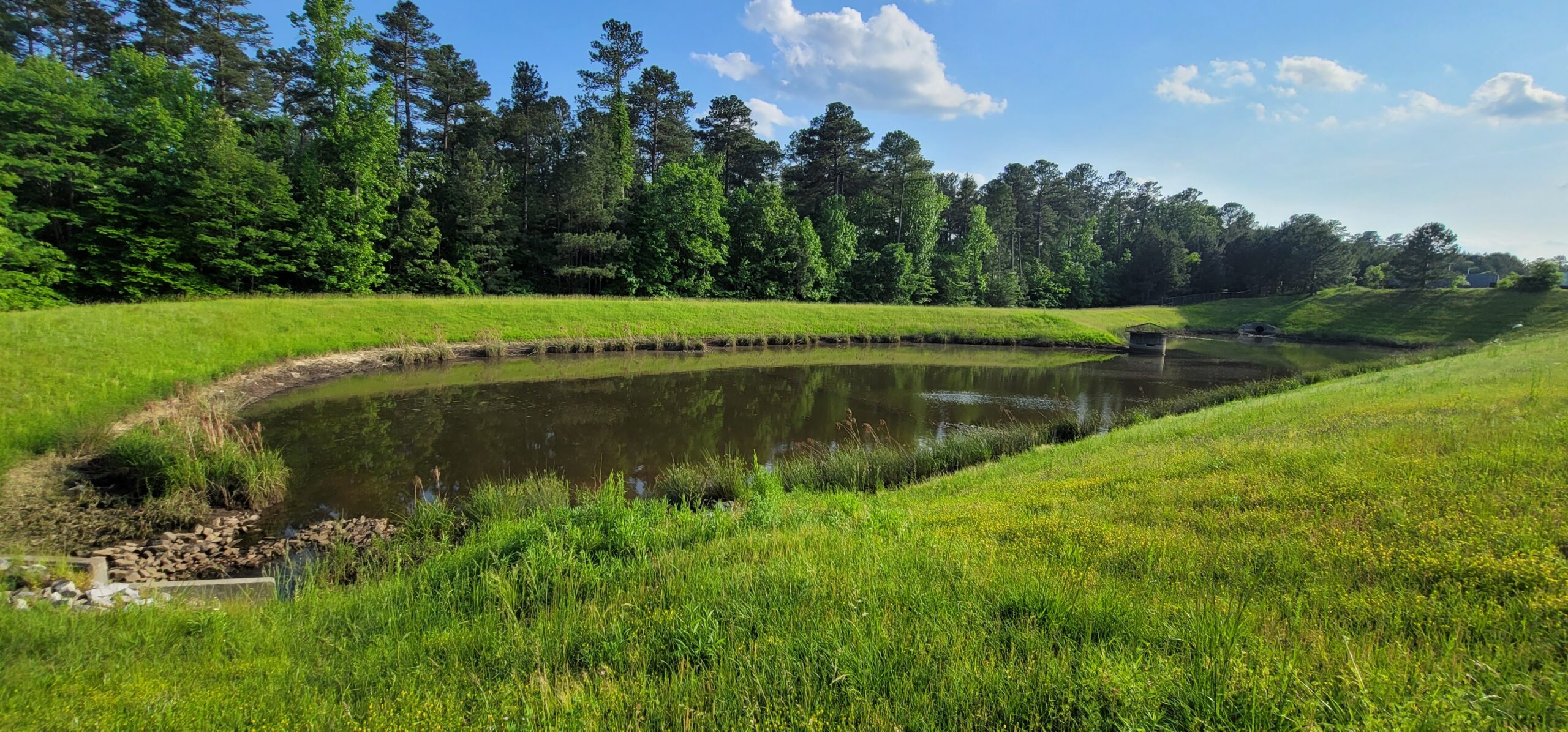 Stormwater management services in Raleigh NC including drainage inspection and maintenance